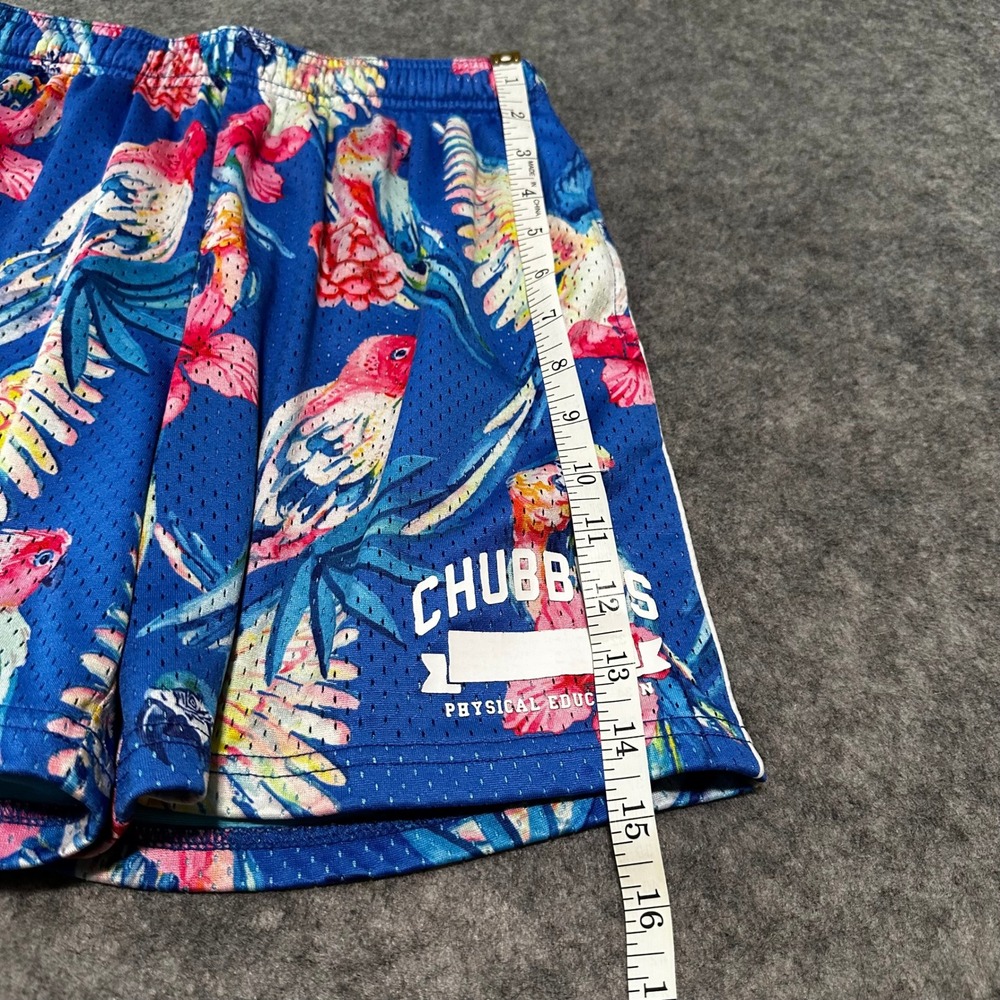Chubbies Athletic Shorts Mens S Multicolor Parrot Mesh Activewear Preppy - Picture 11 of 13